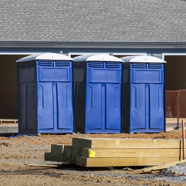 are there any restrictions on where i can place the portable restrooms during my rental period in West Manchester OH